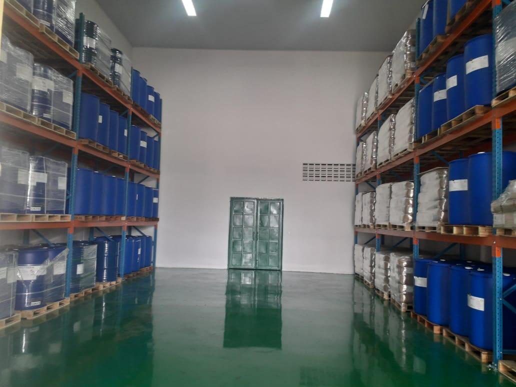 Inside the warehouse